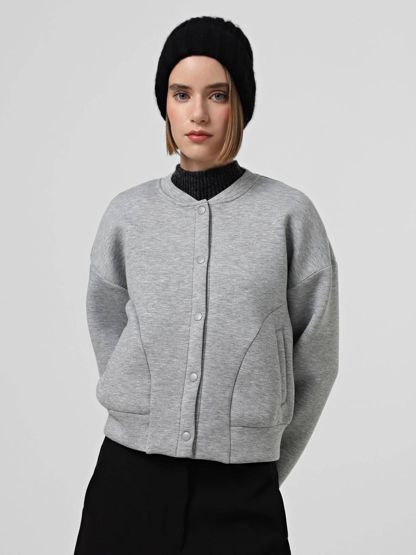 Куртки та дублянки Only модель 15336901_Light Grey Melange Куртки та дублянки Only модель 15336901_Light Grey Melange Фото