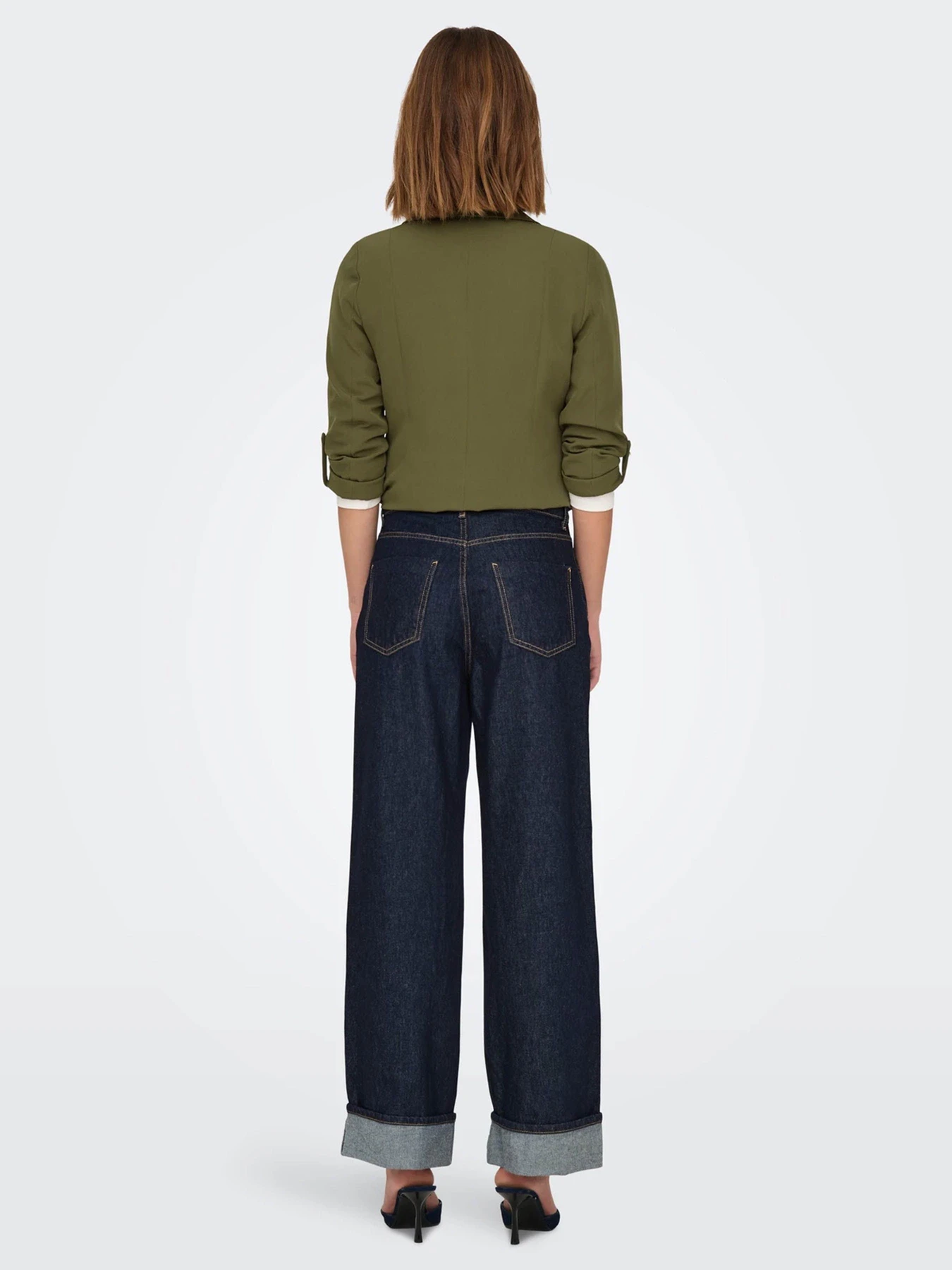 Джинсы Only модель 15347095_Dark Blue Denim RINSE Фото