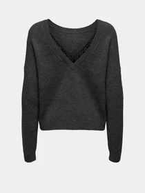 Свитры и кардиганы Only модель 15329229_Dark Grey Melange Black la Фото