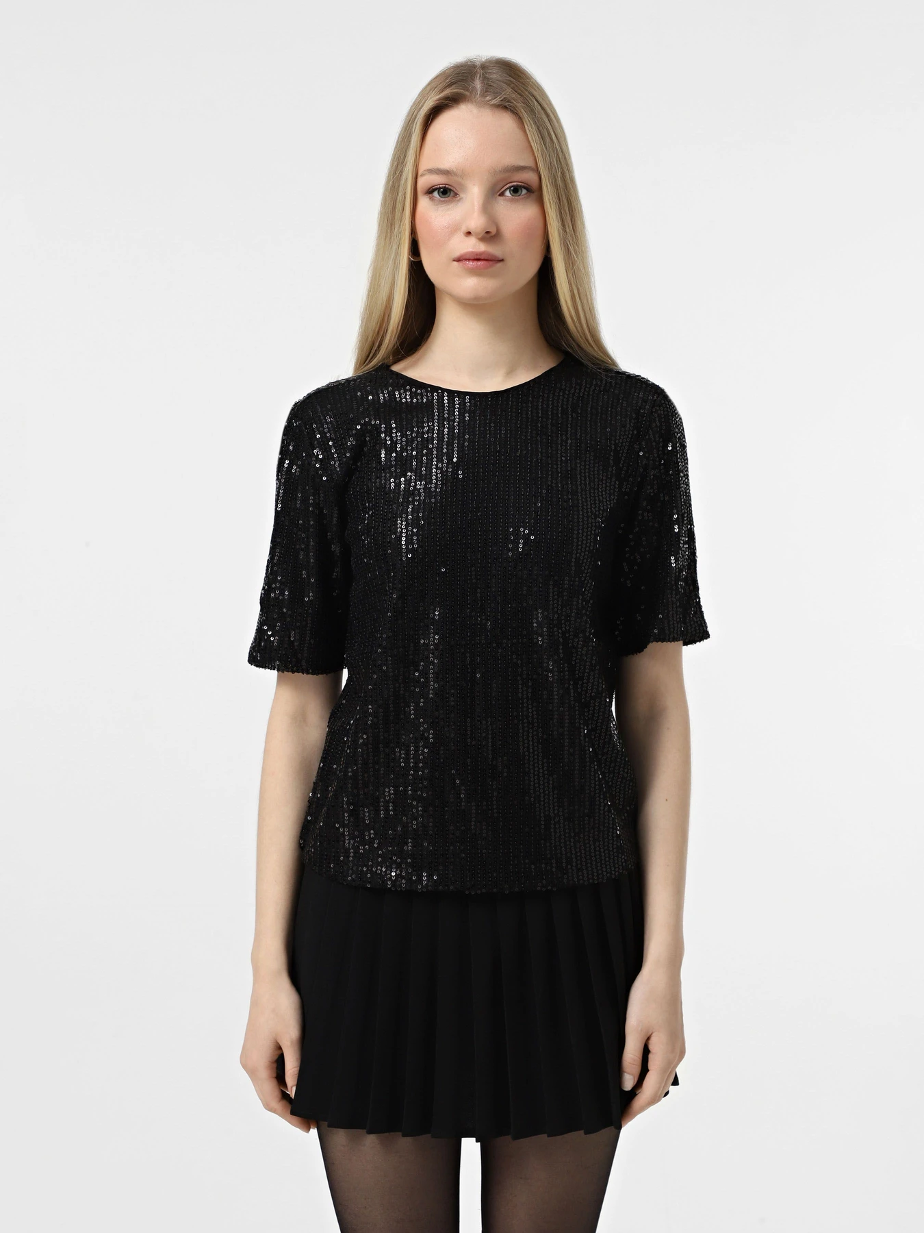 Сорочки Only модель 15336591_Black BLACK W. BLACK SEQUI Сорочки Only модель 15336591_Black BLACK W. BLACK SEQUI Фото