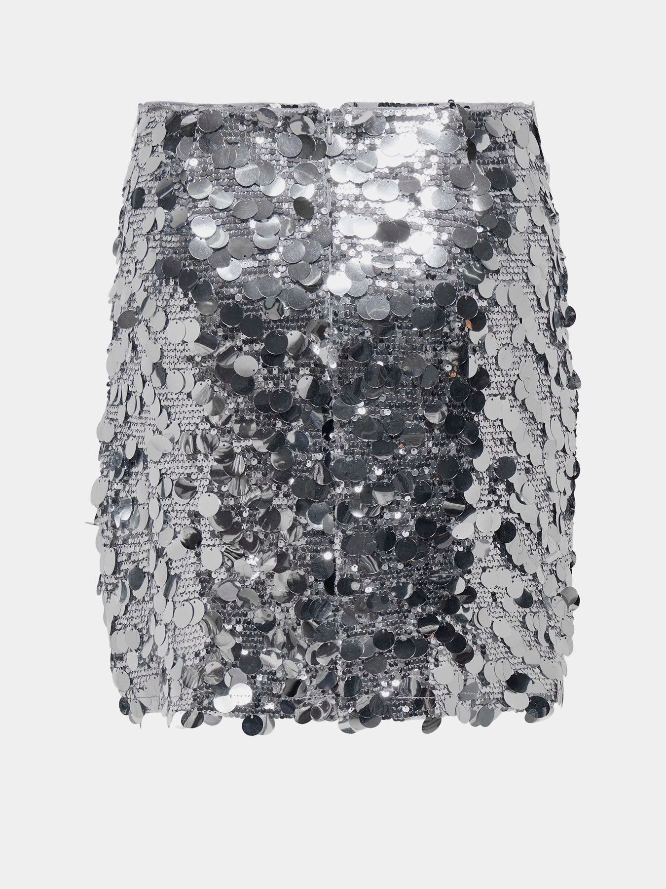 Юбки Only модель 15336231_Silver W SILVER SEQUINS Фото