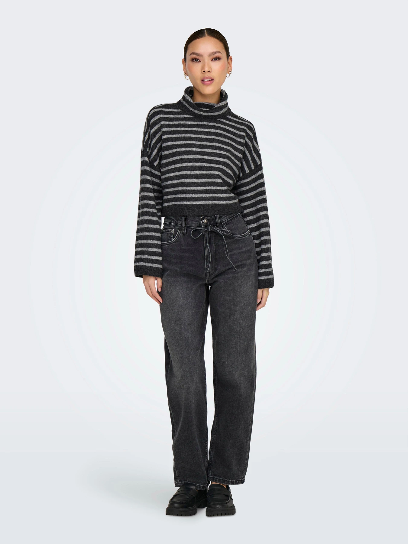 Свитры и кардиганы Only модель 15329228_Dark Grey Melange LGM Свитры и кардиганы Only модель 15329228_Dark Grey Melange LGM Фото