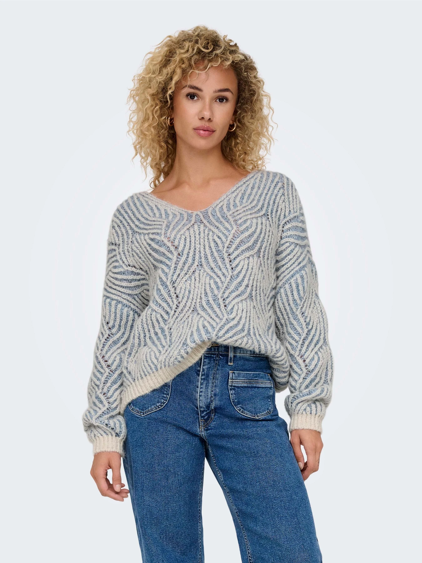Светри та кардигани Only модель 15334862_Cloud Dancer Green Sheen S Светри та кардигани Only модель 15334862_Cloud Dancer Green Sheen S Фото