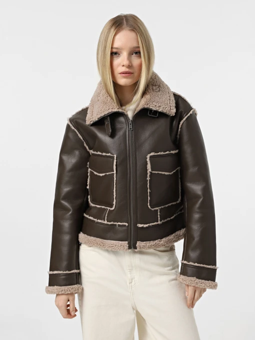 Куртки и дубленки Only модель 15325920_Walnut Simply Taupe Фото