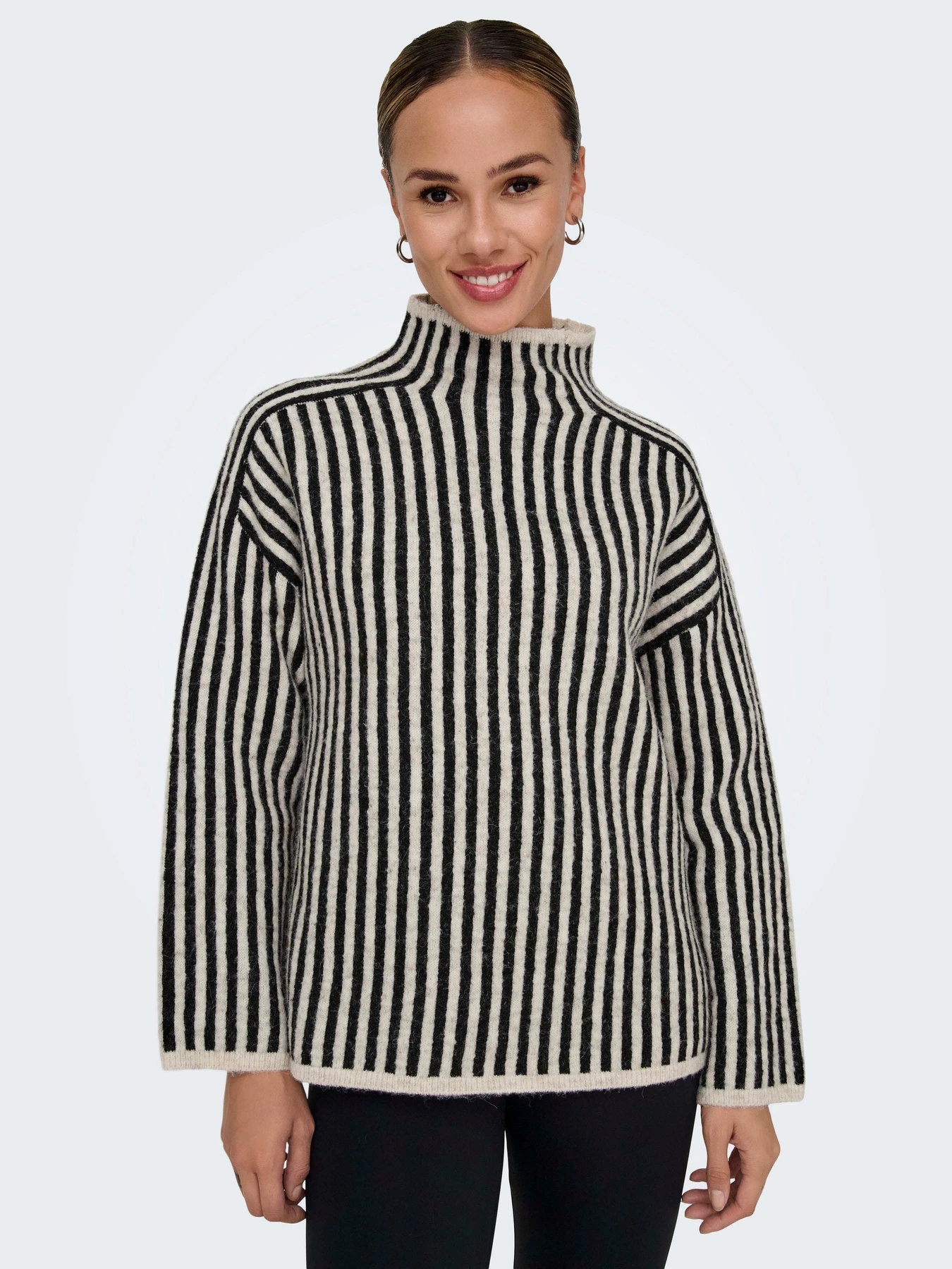 Светри та кардигани Only модель 15334883_Oatmeal Melange/Black Светри та кардигани Only модель 15334883_Oatmeal Melange/Black Фото