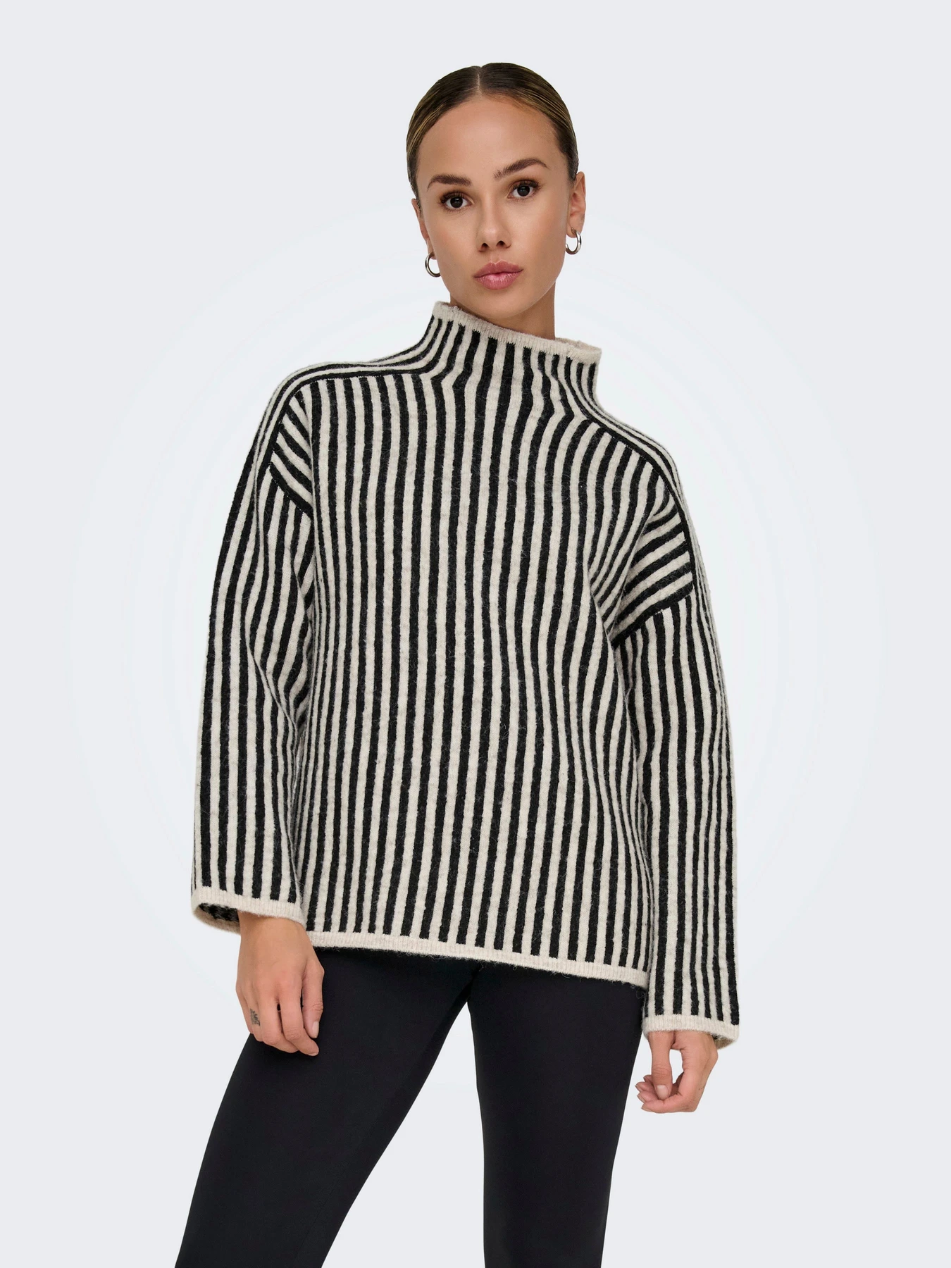 Светри та кардигани Only модель 15334883_Oatmeal Melange/Black Светри та кардигани Only модель 15334883_Oatmeal Melange/Black Фото