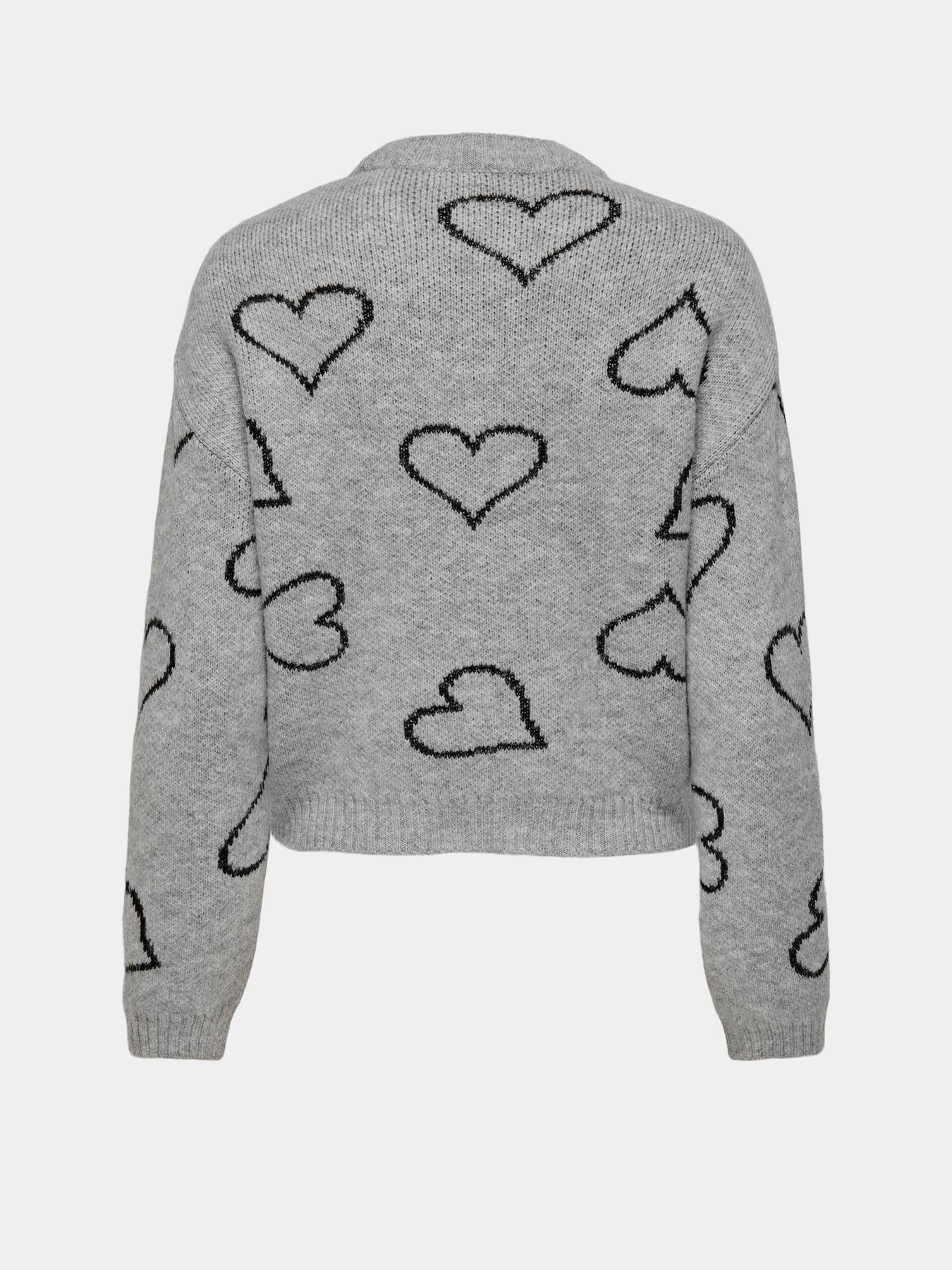 Свитры и кардиганы Only модель 15335027_Light Grey Melange Black o Свитры и кардиганы Only модель 15335027_Light Grey Melange Black o Фото