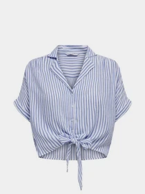 Сорочки Only модель 15281497_Cloud Dancer BLUE STRIPES Фото