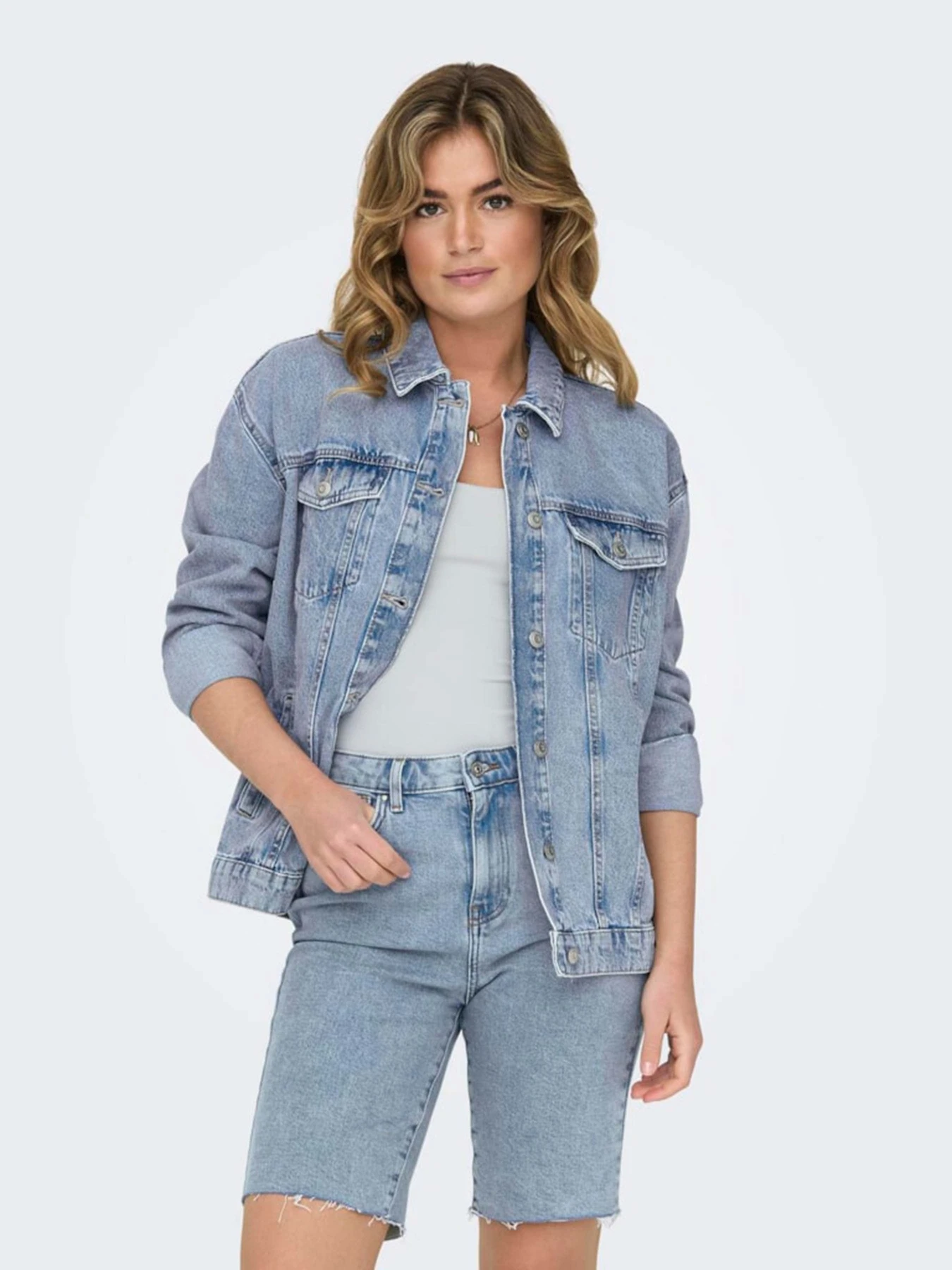 Куртки та дублянки Only модель 15290378_Light Blue Denim Куртки та дублянки Only модель 15290378_Light Blue Denim Фото