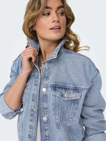 Куртки та дублянки Only модель 15290378_Light Blue Denim Фото