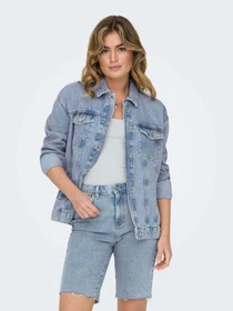 Куртки и дубленки Only модель 15290378_Light Blue Denim Фото