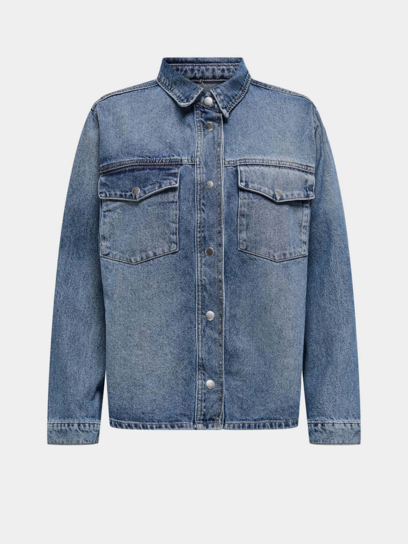 Сорочки Only модель 15337158_Medium Blue Denim Фото