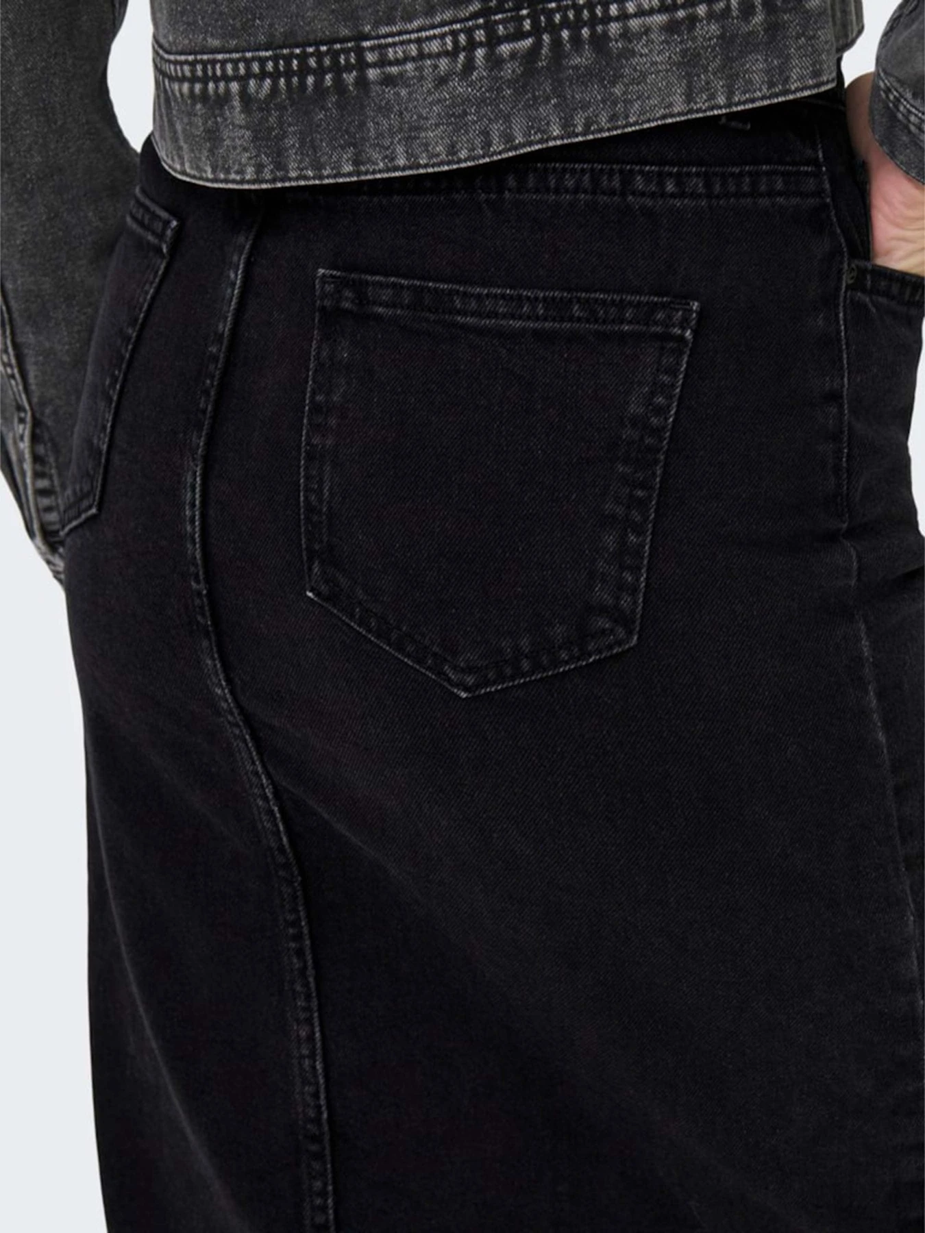 Юбки Only модель 15319268_Washed Black Юбки Only модель 15319268_Washed Black Фото