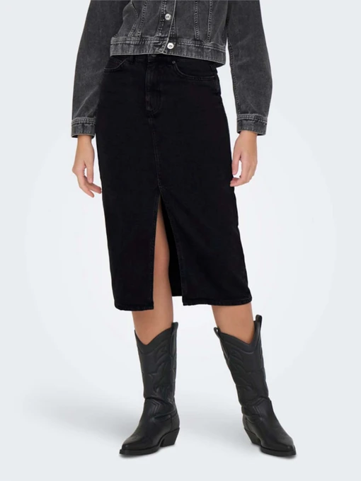 Спідниці Only модель 15319268_Washed Black Фото