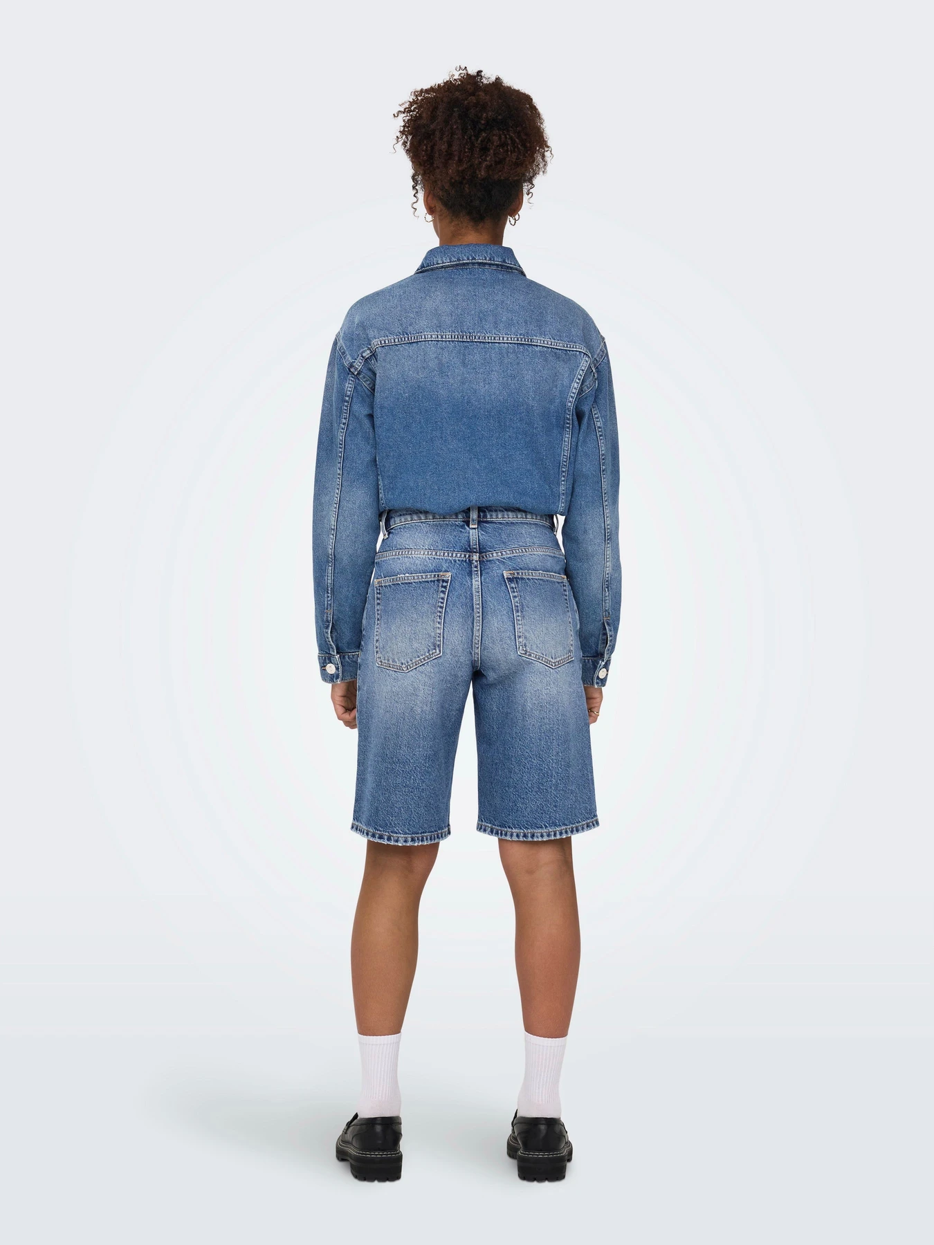 Шорты Only модель 15340976_Medium Blue Denim Шорты Only модель 15340976_Medium Blue Denim Фото