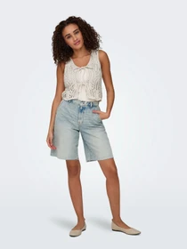 Шорты Only модель 15344302_Medium Blue Denim Фото