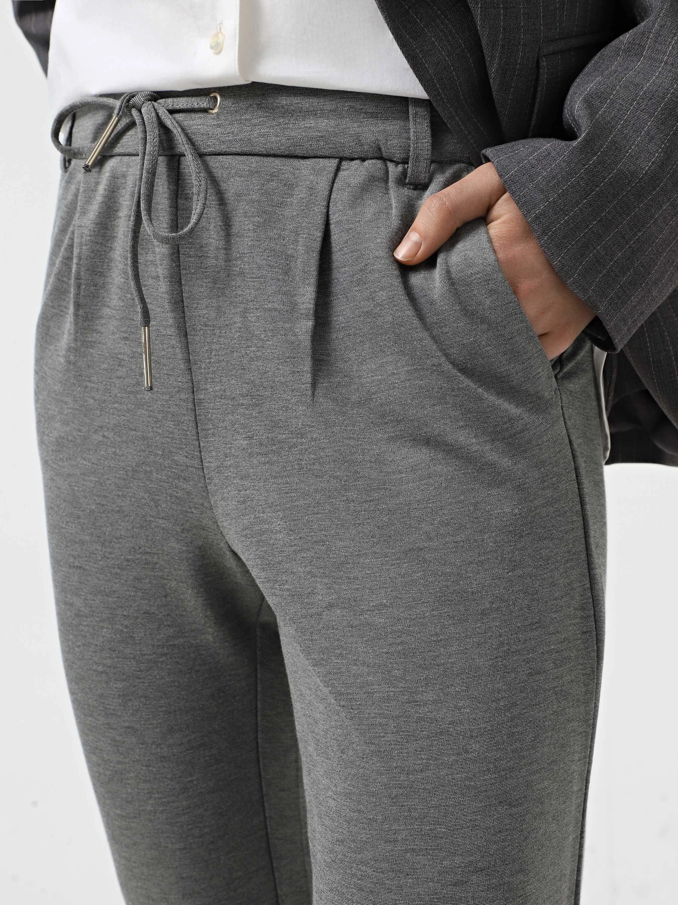 Брюки Only модель 15115847_Medium Grey Melange Брюки Only модель 15115847_Medium Grey Melange Фото