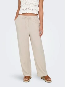 Штани Only SIESTA MW PULL-UP LINEN модель 15322263_Moonbeam Фото