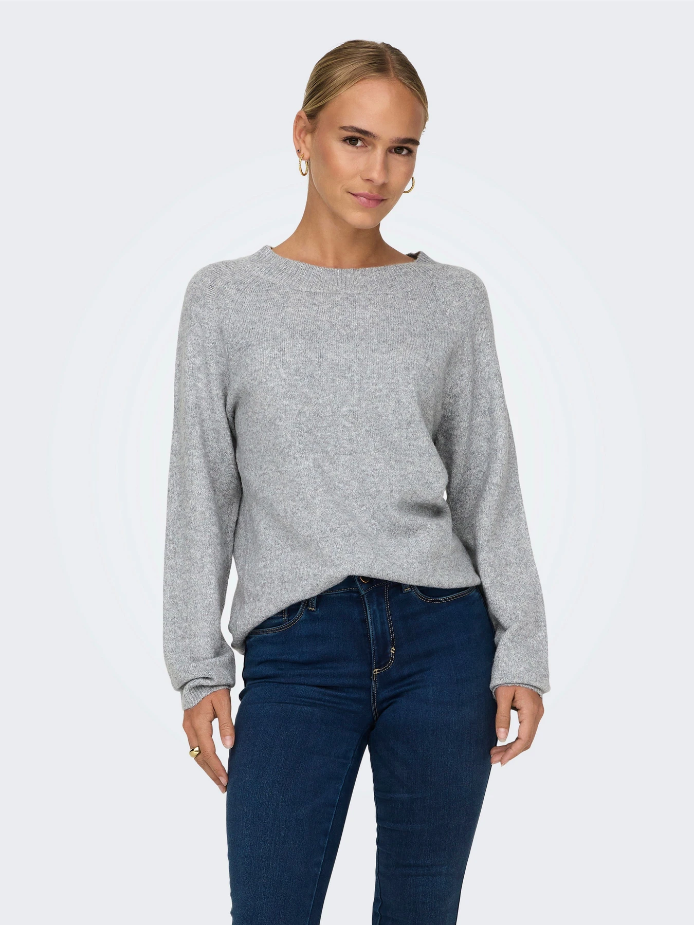 Светри та кардигани Only RICA LIFE L/S PULLOVER модель 15204279_Light Grey Melange Светри та кардигани Only RICA LIFE L/S PULLOVER модель 15204279_Light Grey Melange Фото