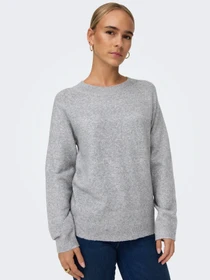 Светри та кардигани Only RICA LIFE L/S PULLOVER модель 15204279_Light Grey Melange Фото