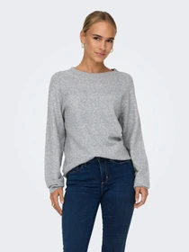 Светри та кардигани Only RICA LIFE L/S PULLOVER модель 15204279_Light Grey Melange Фото