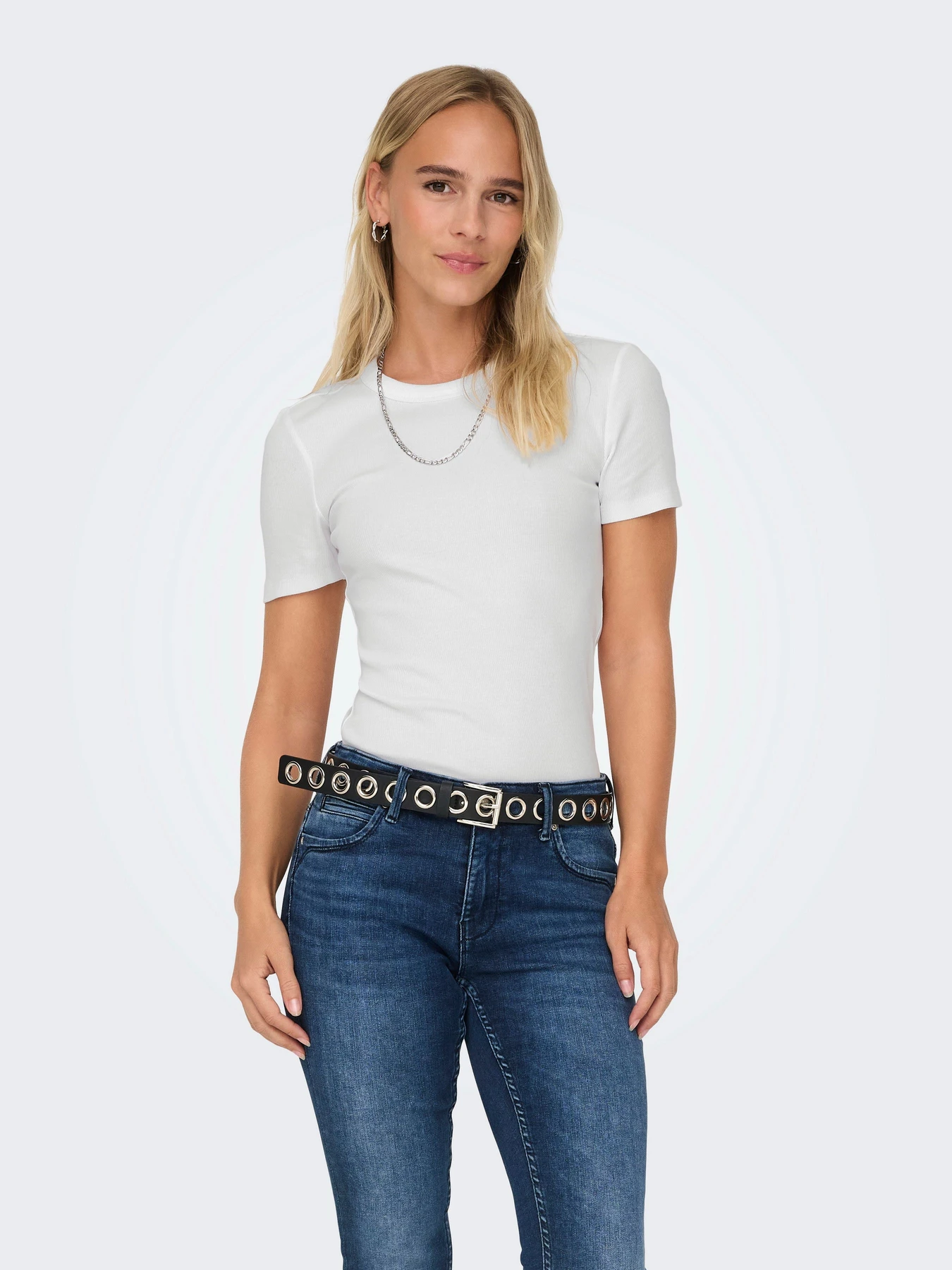 Футболки і поло Only EASY S/S O-NECK TOP модель 15330639_Bright White Футболки і поло Only EASY S/S O-NECK TOP модель 15330639_Bright White Фото