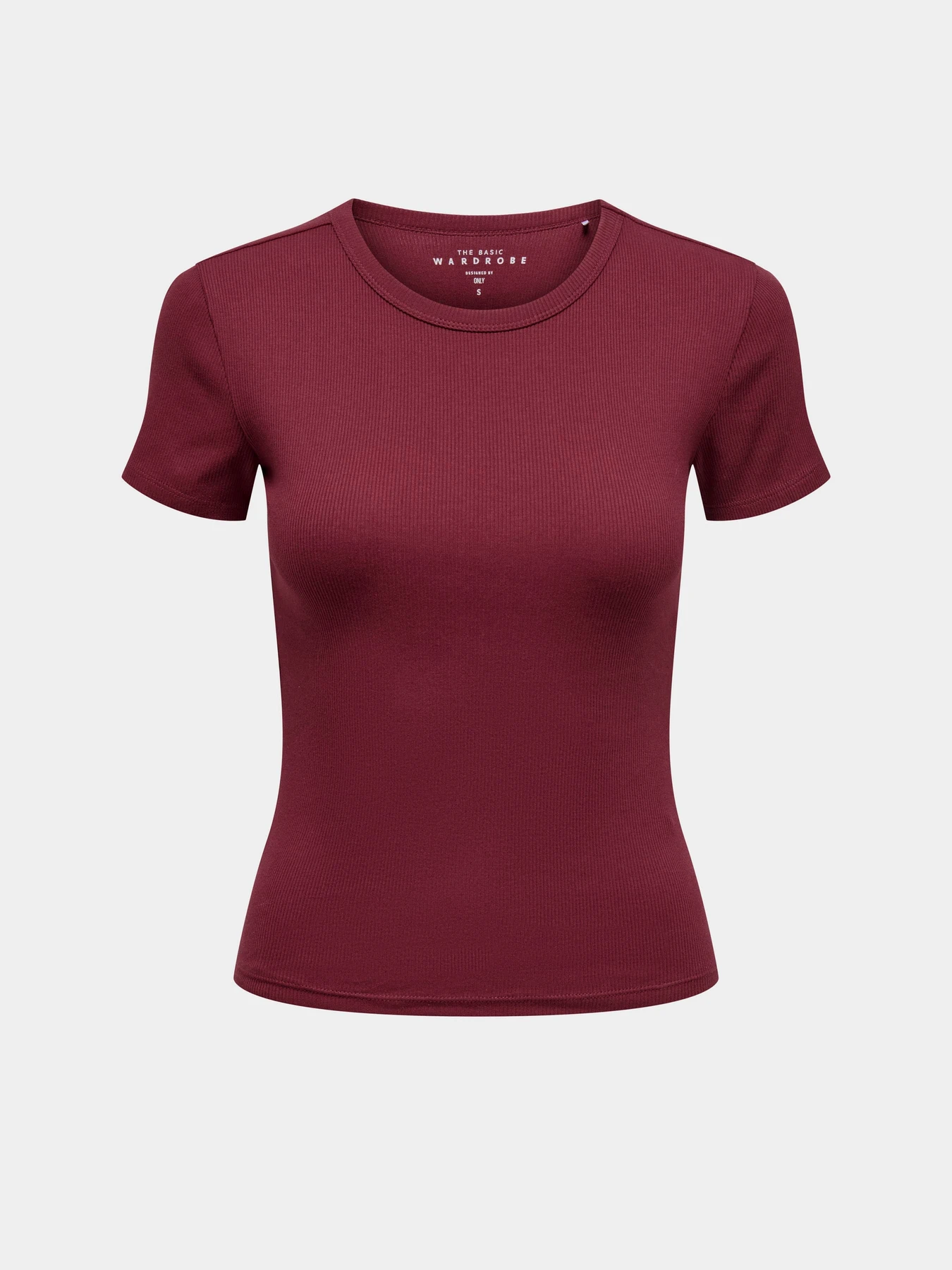 Футболки и поло Only EASY S/S O-NECK TOP модель 15330639_Cabernet Футболки и поло Only EASY S/S O-NECK TOP модель 15330639_Cabernet Фото
