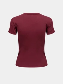Футболки и поло Only EASY S/S O-NECK TOP модель 15330639_Cabernet Фото