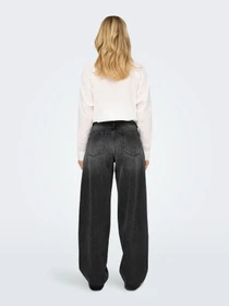 Джинси Only GIANNA MW STRAIGHT DNM модель 15347094_Washed Black Фото