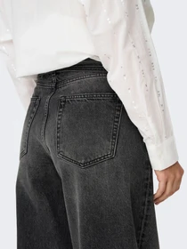 Джинси Only GIANNA MW STRAIGHT DNM модель 15347094_Washed Black Фото