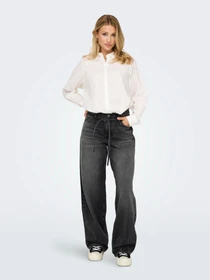 Джинси Only GIANNA MW STRAIGHT DNM модель 15347094_Washed Black Фото