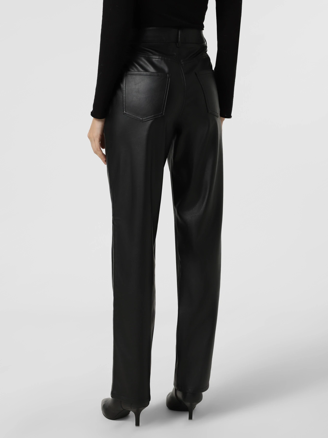 Брюки Only SADIE FAUX LEATHER PANTS модель 15349078_Black Фото