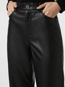 Брюки Only SADIE FAUX LEATHER PANTS модель 15349078_Black Фото
