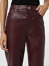 Штани Only SADIE FAUX LEATHER PANTS модель 15349078_Mauve Wine Фото