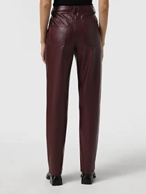 Штани Only SADIE FAUX LEATHER PANTS модель 15349078_Mauve Wine Фото