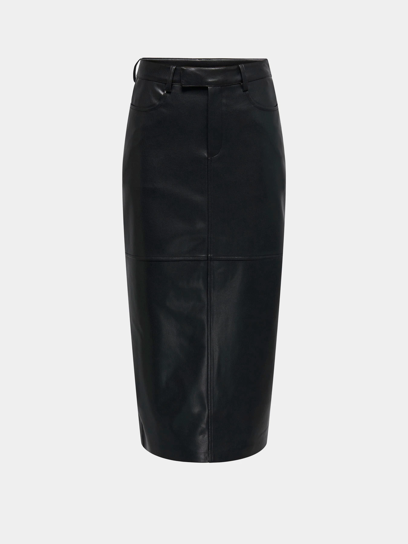 Юбки Only VERONA FAUX LEATHER LONG SKIRT модель 15350363_Black Юбки Only VERONA FAUX LEATHER LONG SKIRT модель 15350363_Black Фото