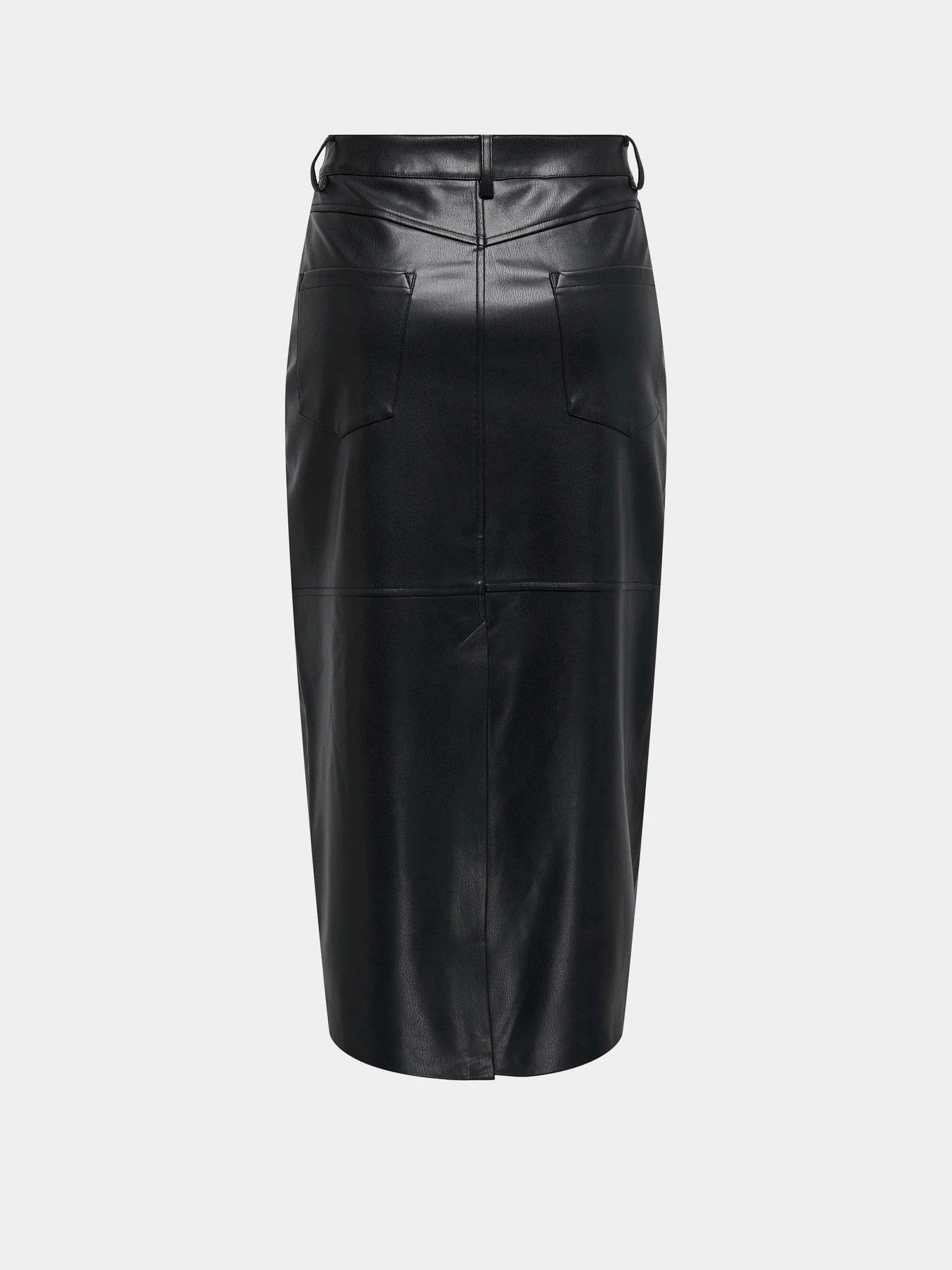 Юбки Only VERONA FAUX LEATHER LONG SKIRT модель 15350363_Black Юбки Only VERONA FAUX LEATHER LONG SKIRT модель 15350363_Black Фото
