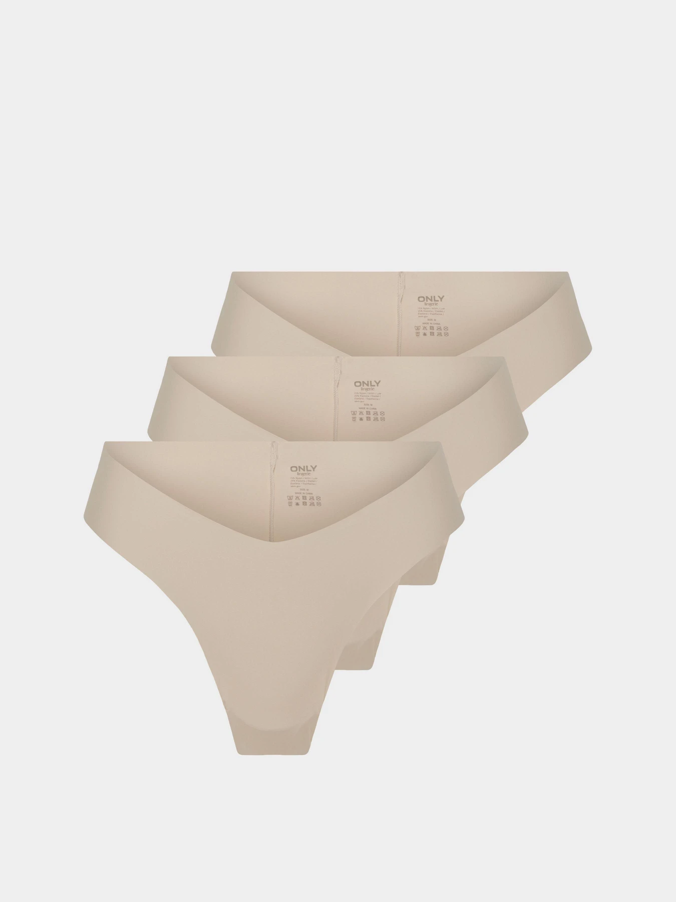 Нижня білизна Only TRACY V CUT CHEEKY BRIEF модель 15353493_Peach Taffy X3 Нижня білизна Only TRACY V CUT CHEEKY BRIEF модель 15353493_Peach Taffy X3 Фото