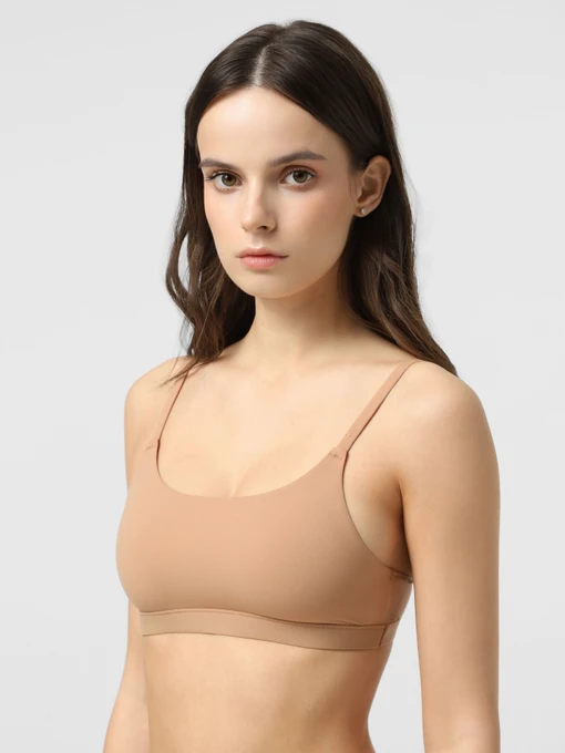 Нижня білизна Only PEACHY SCOOP BRALETTE модель 15354810_Tawny Birch Фото