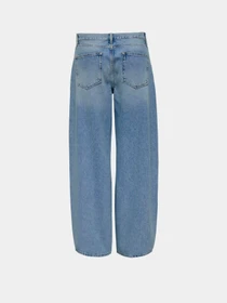 Джинсы Only GIANNA MW PLEAT STR DNM модель 15356810_Light Medium Blue Denim Фото