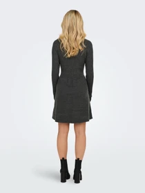 Платья Only FIA LS CABLE DRESS модель 15306551_Dark Grey Melange Фото