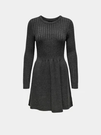 Платья Only FIA LS CABLE DRESS модель 15306551_Dark Grey Melange Фото