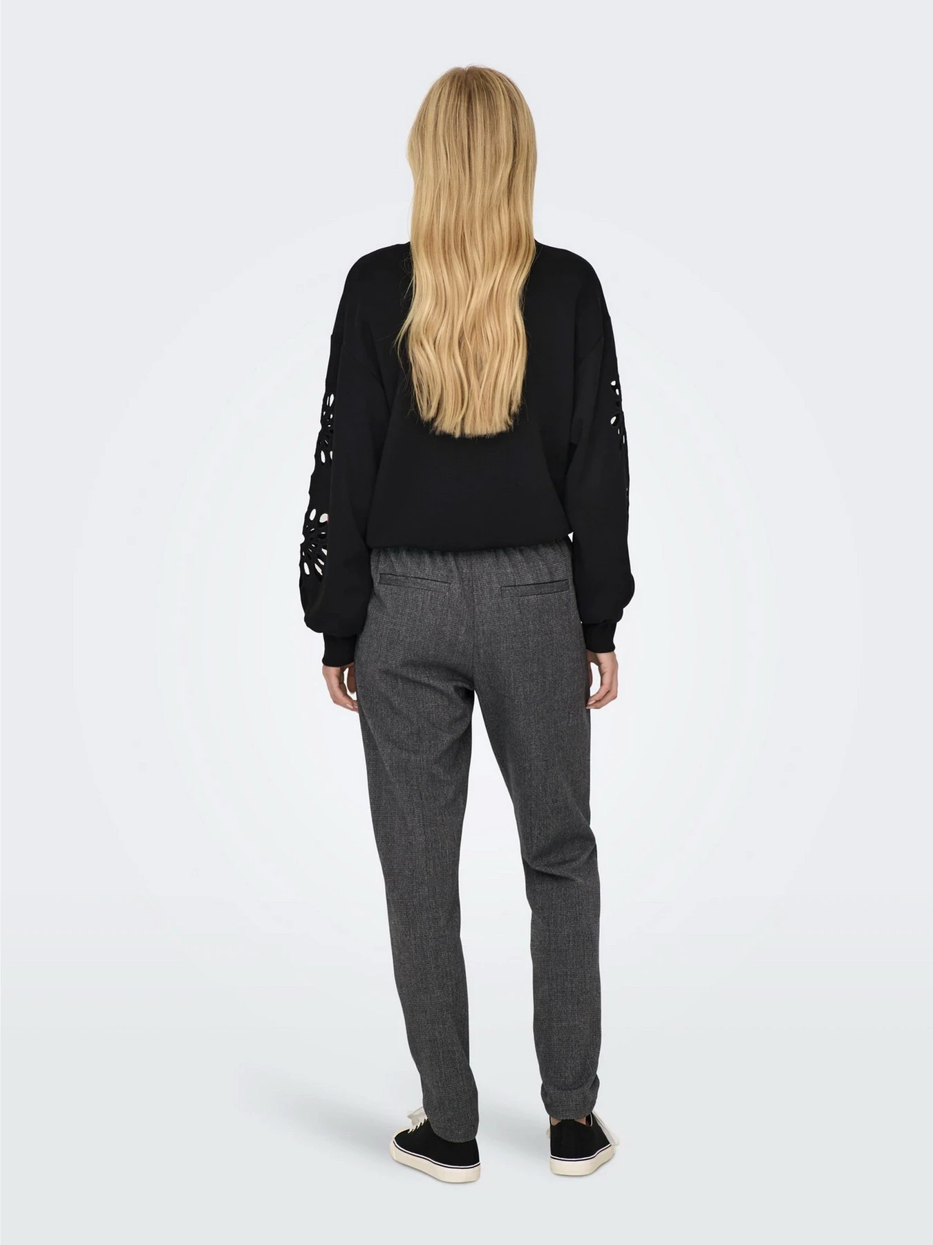 Брюки Only POPTRASH-ELISE EASY MELANGE PA модель 15309862_Dark Grey Melange Брюки Only POPTRASH-ELISE EASY MELANGE PA модель 15309862_Dark Grey Melange Фото