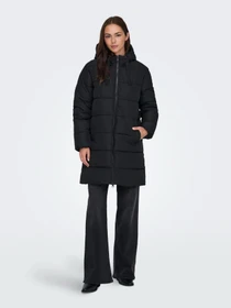 Куртки и дубленки Only CLAIR PUFFER HOOD COAT модель 15323232_Black Фото