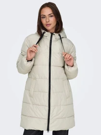 Куртки та дублянки Only CLAIR PUFFER HOOD COAT модель 15323232_Pumice Stone Фото