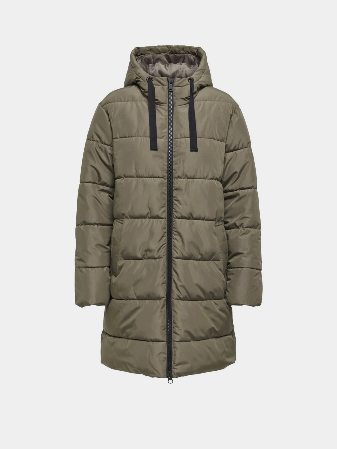 Куртки и дубленки Only CLAIR PUFFER HOOD COAT модель 15323232_Stone Gray Фото