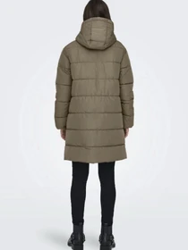 Куртки и дубленки Only CLAIR PUFFER HOOD COAT модель 15323232_Stone Gray Фото