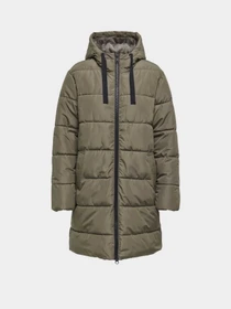 Куртки и дубленки Only CLAIR PUFFER HOOD COAT модель 15323232_Stone Gray Фото