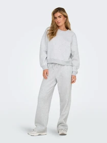 Худи и свитшоты Only BEST L/S CREW NECK SWT модель 15338727_Light Grey Melange Фото