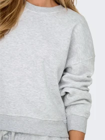 Худи и свитшоты Only BEST L/S CREW NECK SWT модель 15338727_Light Grey Melange Фото